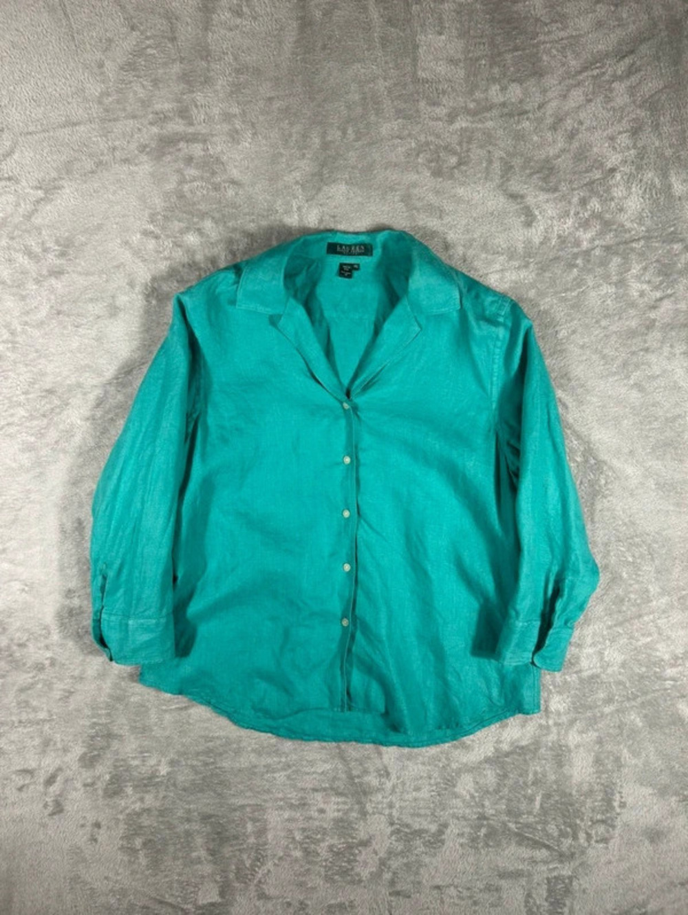 Lauren Ralph Lauren petite linen button up shirt PL